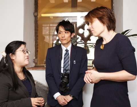 Lunch meeting met delegatie van Kanazawa University (Japan)