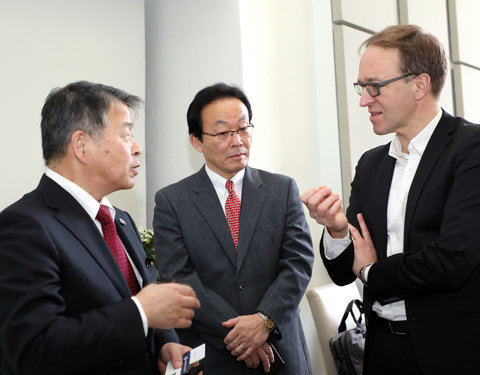 Lunch meeting met delegatie van Kanazawa University (Japan)