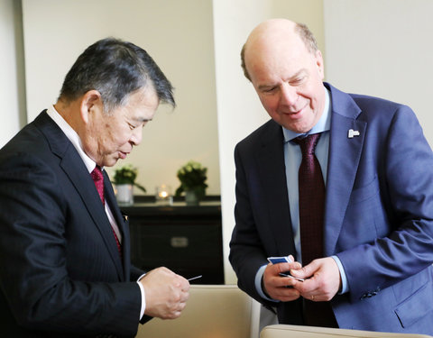 Lunch meeting met delegatie van Kanazawa University (Japan)