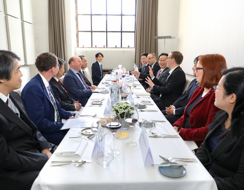 Lunch meeting met delegatie van Kanazawa University (Japan)