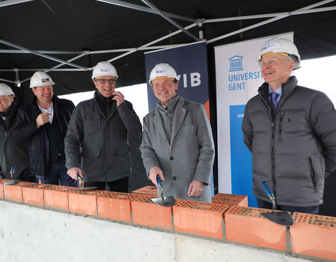 Eerstesteenlegging FSVM II op Tech Lane Ghent Science Park (Zwijnaarde)