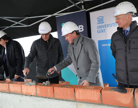 Eerstesteenlegging FSVM II op Tech Lane Ghent Science Park (Zwijnaarde)