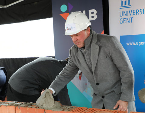 Eerstesteenlegging FSVM II op Tech Lane Ghent Science Park (Zwijnaarde)