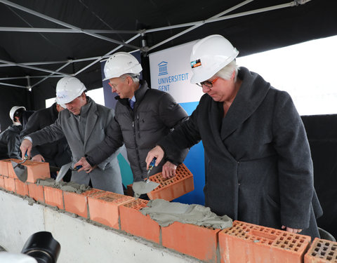 Eerstesteenlegging FSVM II op Tech Lane Ghent Science Park (Zwijnaarde)