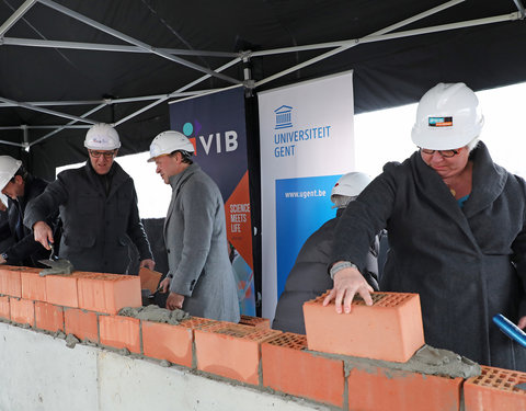 Eerstesteenlegging FSVM II op Tech Lane Ghent Science Park (Zwijnaarde)