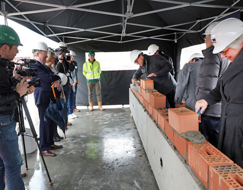 Eerstesteenlegging FSVM II op Tech Lane Ghent Science Park (Zwijnaarde)