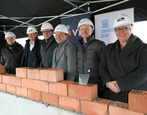 Eerstesteenlegging FSVM II op Tech Lane Ghent Science Park (Zwijnaarde)