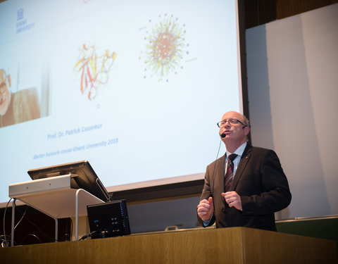 Lezing aan de faculteit Farmaceutische Wetenschappen in kader van uitreiking eredoctoraat