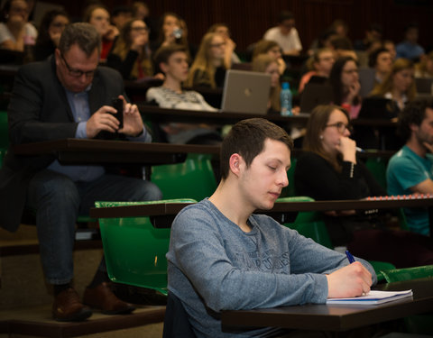 Lezing aan de faculteit Farmaceutische Wetenschappen in kader van uitreiking eredoctoraat