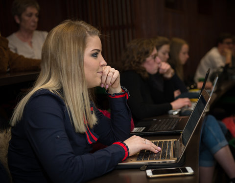 Lezing aan de faculteit Farmaceutische Wetenschappen in kader van uitreiking eredoctoraat