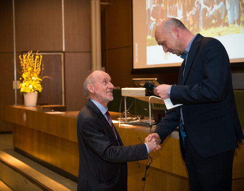 Lezing aan de faculteit Farmaceutische Wetenschappen in kader van uitreiking eredoctoraat