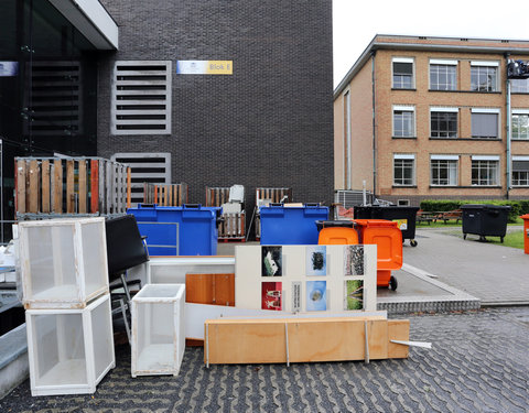 Containerparkdag in de faculteit Bio-ingenieurswetenschappen