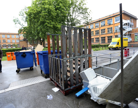 Containerparkdag in de faculteit Bio-ingenieurswetenschappen