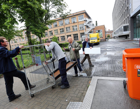 Containerparkdag in de faculteit Bio-ingenieurswetenschappen