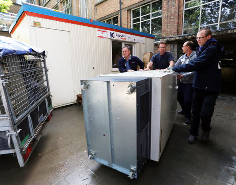 Containerparkdag in de faculteit Bio-ingenieurswetenschappen