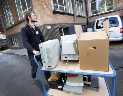 Containerparkdag in de faculteit Bio-ingenieurswetenschappen