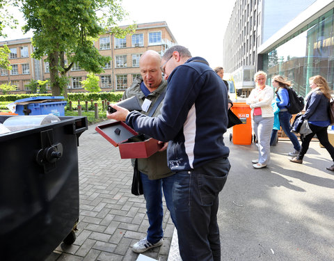 Containerparkdag in de faculteit Bio-ingenieurswetenschappen