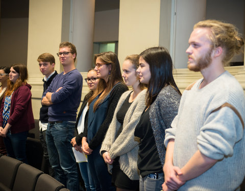 Lezing en uitreiking Sarton \nMedaille, faculteit Psychologie en Pedagogische Wetenschappen