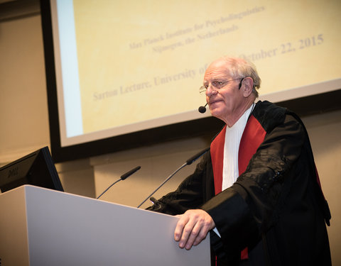 Lezing en uitreiking Sarton \nMedaille, faculteit Psychologie en Pedagogische Wetenschappen