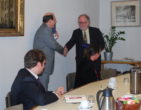 Delegatie medewerkers van de Franse ambassade in België