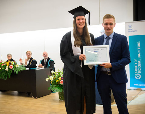 Proclamatie 2017/2018 Industrieel Ingenieur faculteit Bio-ingenieurswetenschappen