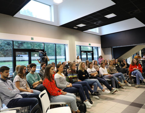 UGent groet student met kookdemo