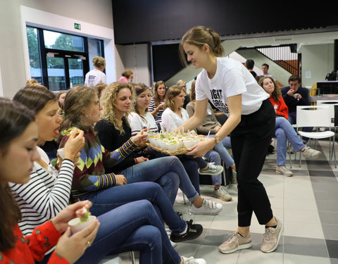 UGent groet student met kookdemo