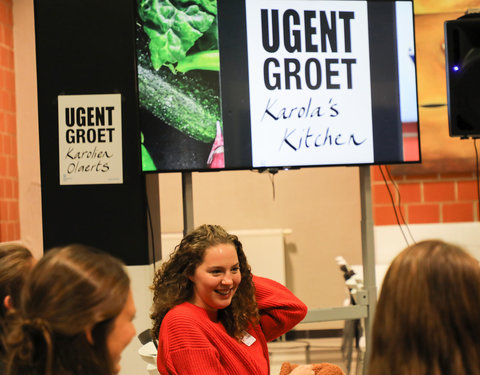 UGent groet student met kookdemo