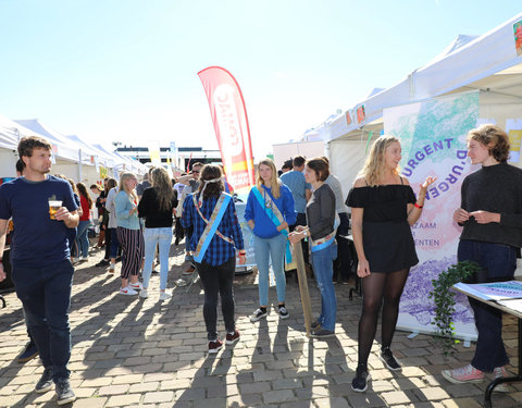 UGent groet student op Student Kick-off 2018