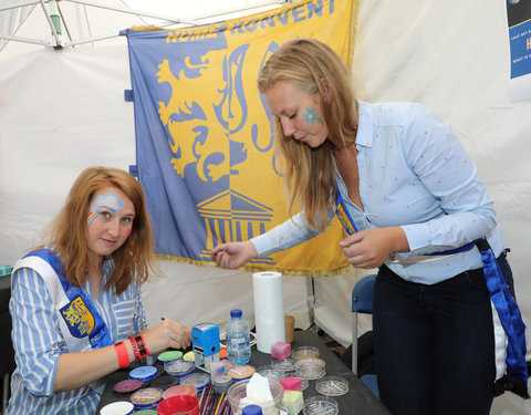 UGent groet student op Student Kick-off 2018