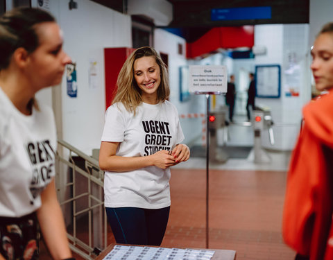 UGent groet student met yoga-initiatie in de GUSB