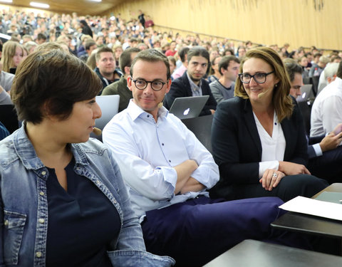 Partijvoorzitters op openingscollege Politicologie