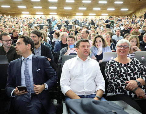 Partijvoorzitters op openingscollege Politicologie