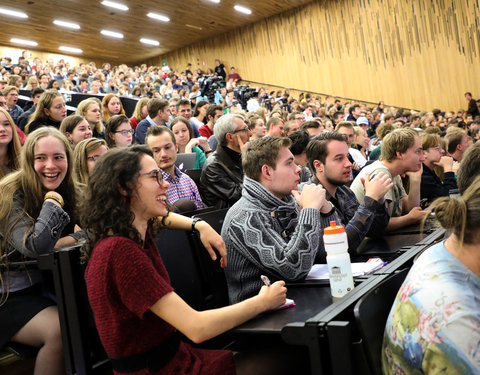 Partijvoorzitters op openingscollege Politicologie