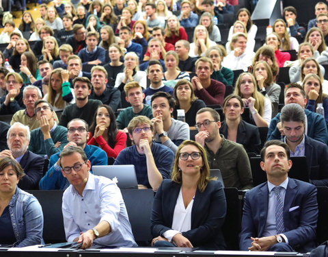 Partijvoorzitters op openingscollege Politicologie