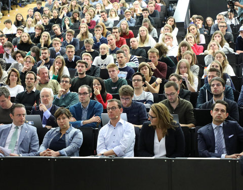 Partijvoorzitters op openingscollege Politicologie