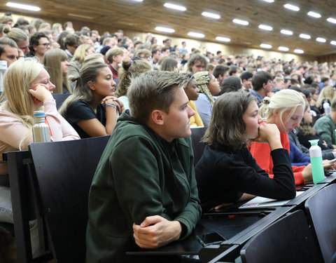 Partijvoorzitters op openingscollege Politicologie