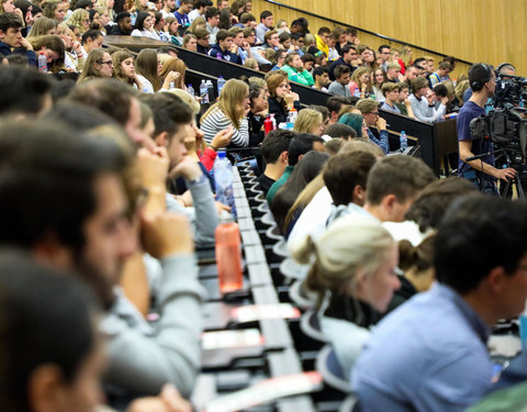 Partijvoorzitters op openingscollege Politicologie