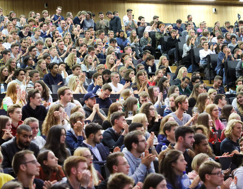 Partijvoorzitters op openingscollege Politicologie