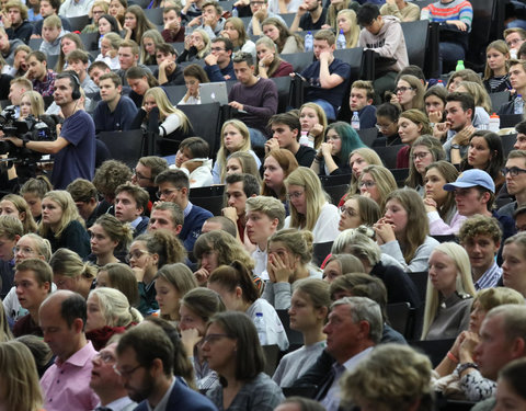 Partijvoorzitters op openingscollege Politicologie