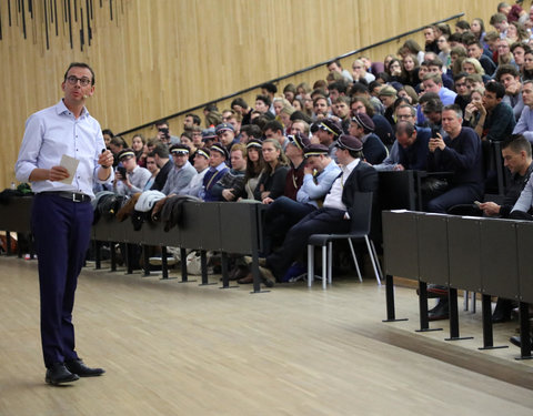 Partijvoorzitters op openingscollege Politicologie